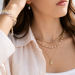 MILLIE GEMSTONE PENDANT NECKLACE