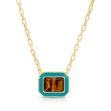  LAMILL STATEMENT ENAMEL NECKLACE