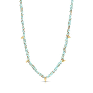 ATHENA BEADED CHARM NECKLACE