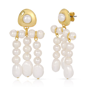 CANNES PEARL DROP EARRINGS