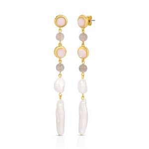 MARSEILLE LONG PEARL EARRINGS