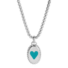  BEA ENAMEL HEART NECKLACE