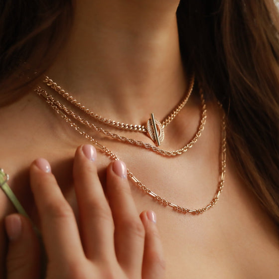 Iris Chain Necklace - 18"