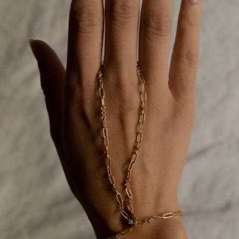 Emi Sparkle Hand-Chain