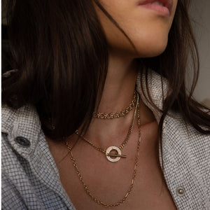 Iris Chain Necklace - 16"